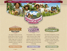 Tablet Screenshot of kauaiorganicfarms.com